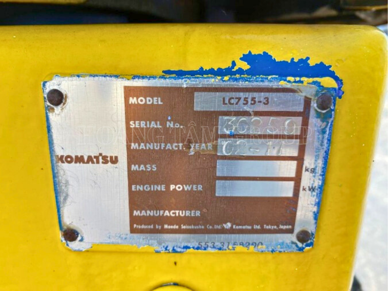 Cẩu Mini Komatsu LC755-3 - 4.9 Tấn - Đời 2019 - Nhập khẩu Nhật Bản