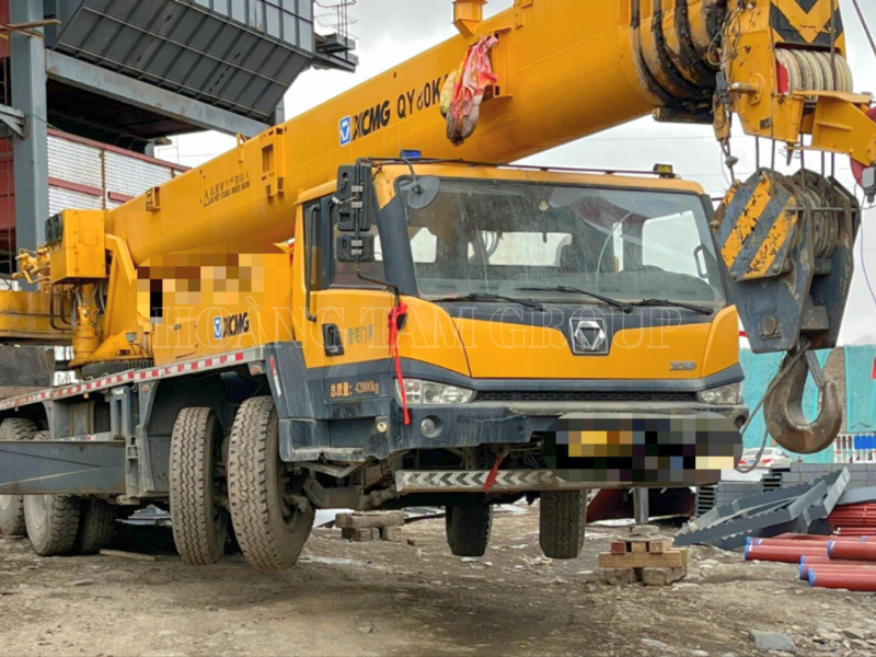 Cẩu Bánh Lốp XCMG QY50KA - 50 Tấn - Đời 2016 - Nhập khẩu Trung Quốc