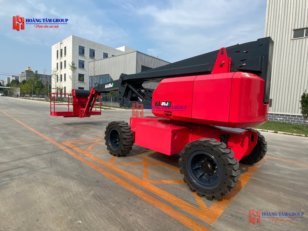 Xe Nâng Người BoomLift Điện Hered HA21JE - Chiều Cao 22M