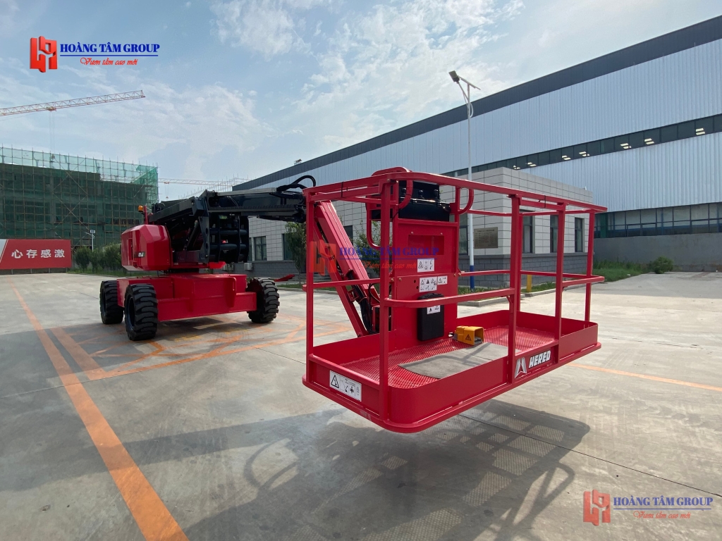 Xe Nâng Người BoomLift Điện Hered HA21JE - Chiều Cao 22M