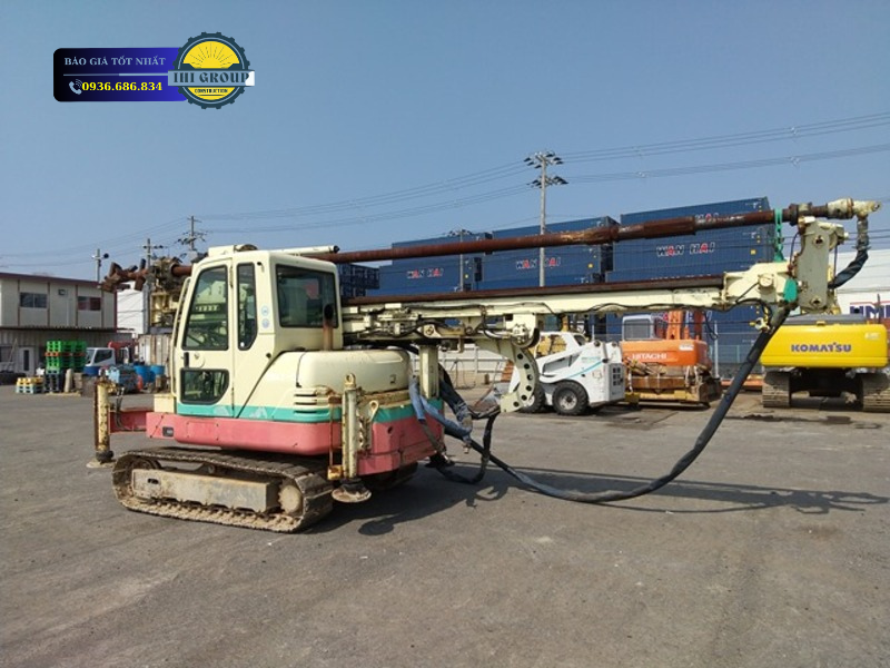 Máy đóng cọc thủy lực Nippon Sharyo DHJ08-3-K9090 - Đời 2008 - Nhật Bản