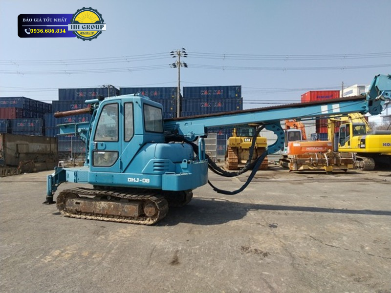 Máy đóng cọc Nippon Sharyo DHJ08B - Đời 2002 - Nhật Bản