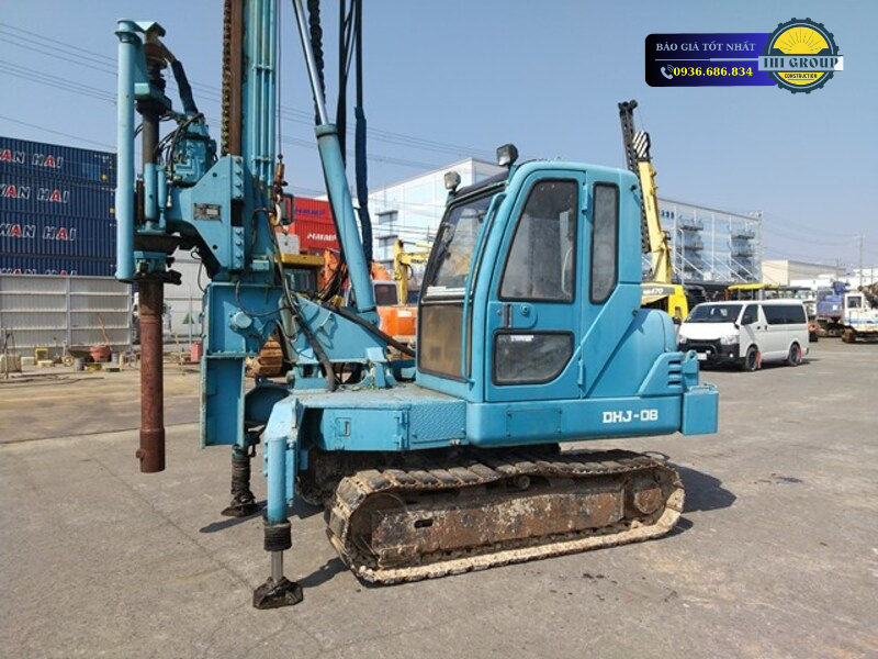 Máy đóng cọc Nippon Sharyo DHJ08B - Đời 2002 - Nhật Bản