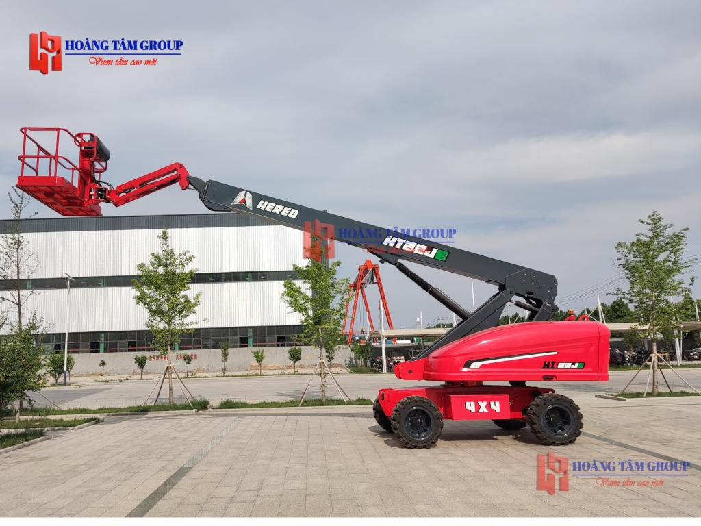 Xe Nâng Người Boom Lift Hered HT22JE - Chiều Cao 24m