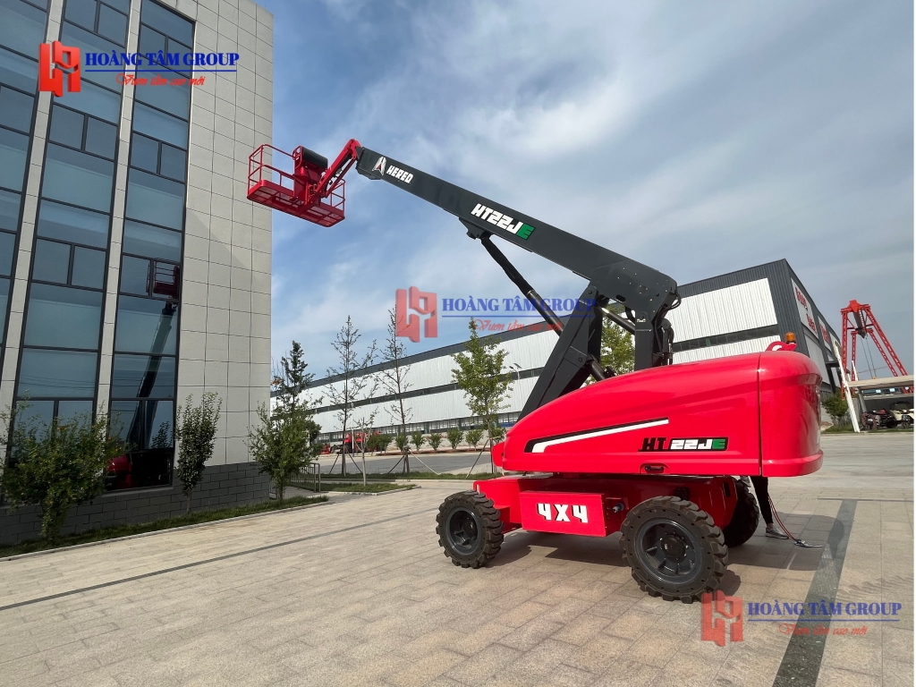 Xe Nâng Người Boom Lift Hered HT22JE - Chiều Cao 24m