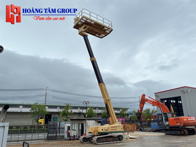 Xe Nâng Người Boom Lift TADANO AC-125S1- Chiều Cao Làm Việc 13m - Đời 1997
