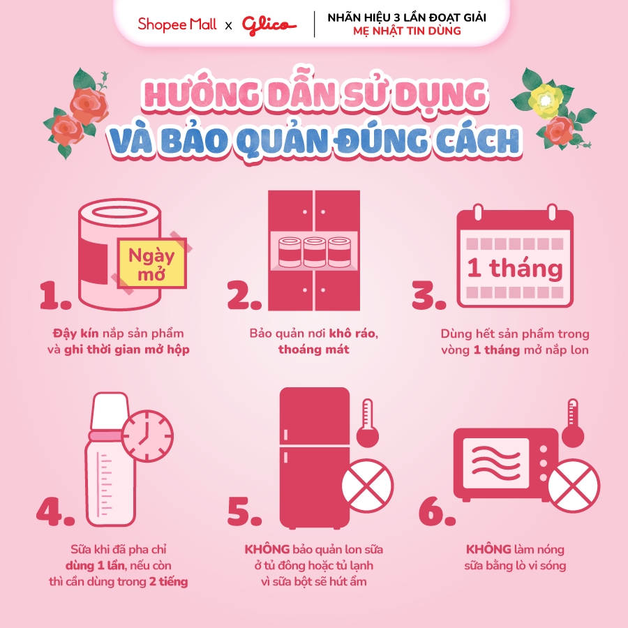Combo 2 Lon Sữa Bột Glico Icreo Balance Milk (Icreo Số 0) (800g x2 lon) kèm 5 thanh nữa