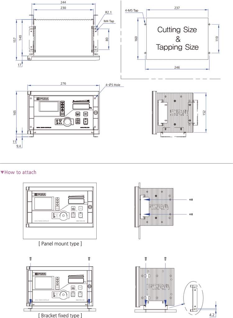 Bộ điều khiển lực căng tự động Pora PR-DTC-4000