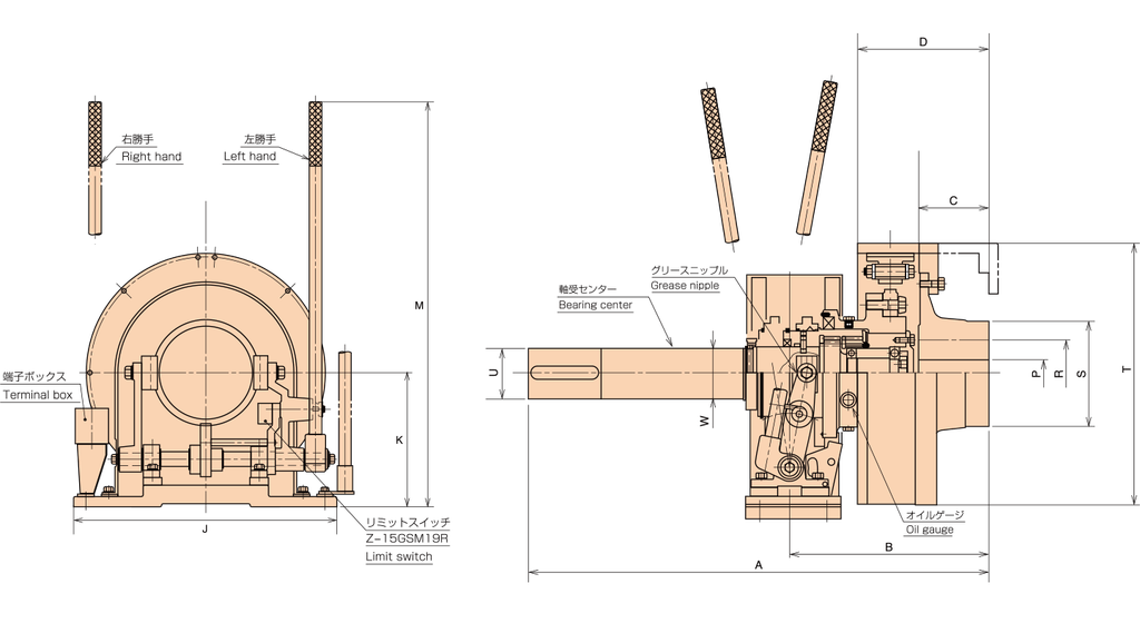 Kích thước của ly hợp tâm Suntes loại NCL