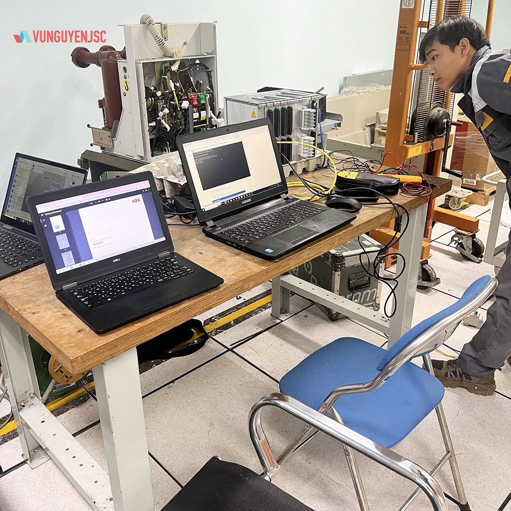 Vũ Nguyên JSC triển khai cài đặt hệ thống relay bảo vệ ABB tại Nhà máy Nhiệt điện Phú Mỹ 2