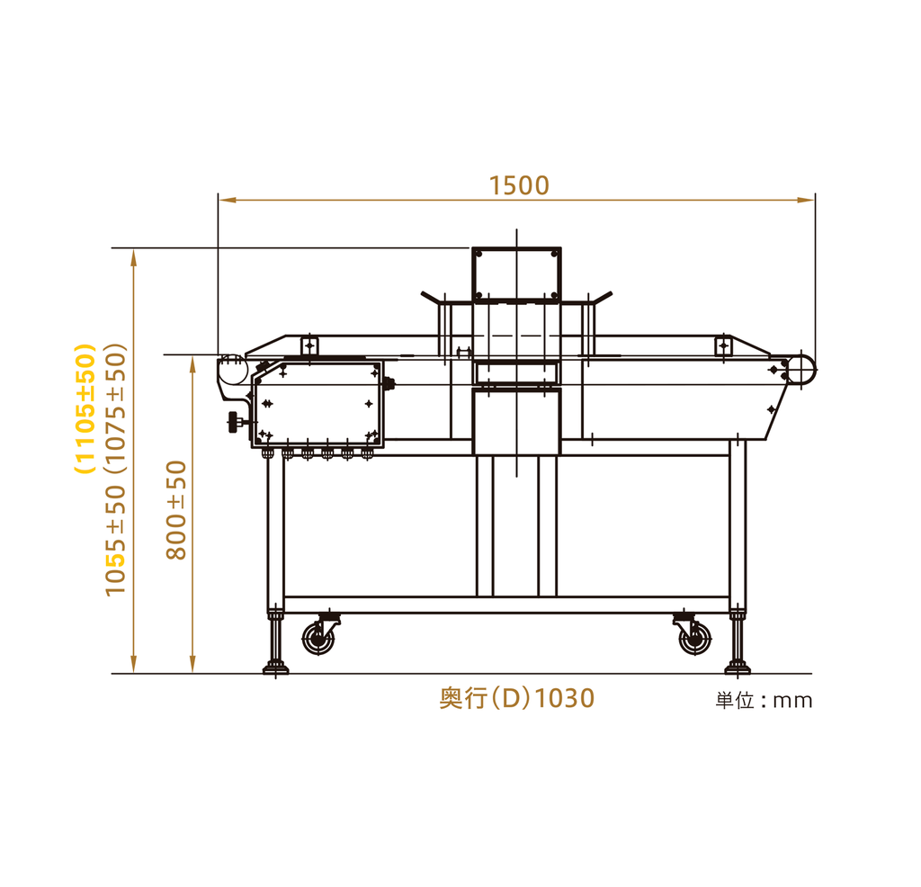 mô tả sản phẩm Máy dò kim loại băng tải APA-6900
