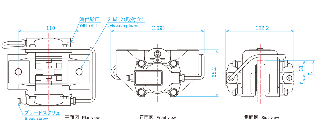 Phanh đĩa thuỷ lực DB-2021B Suntes