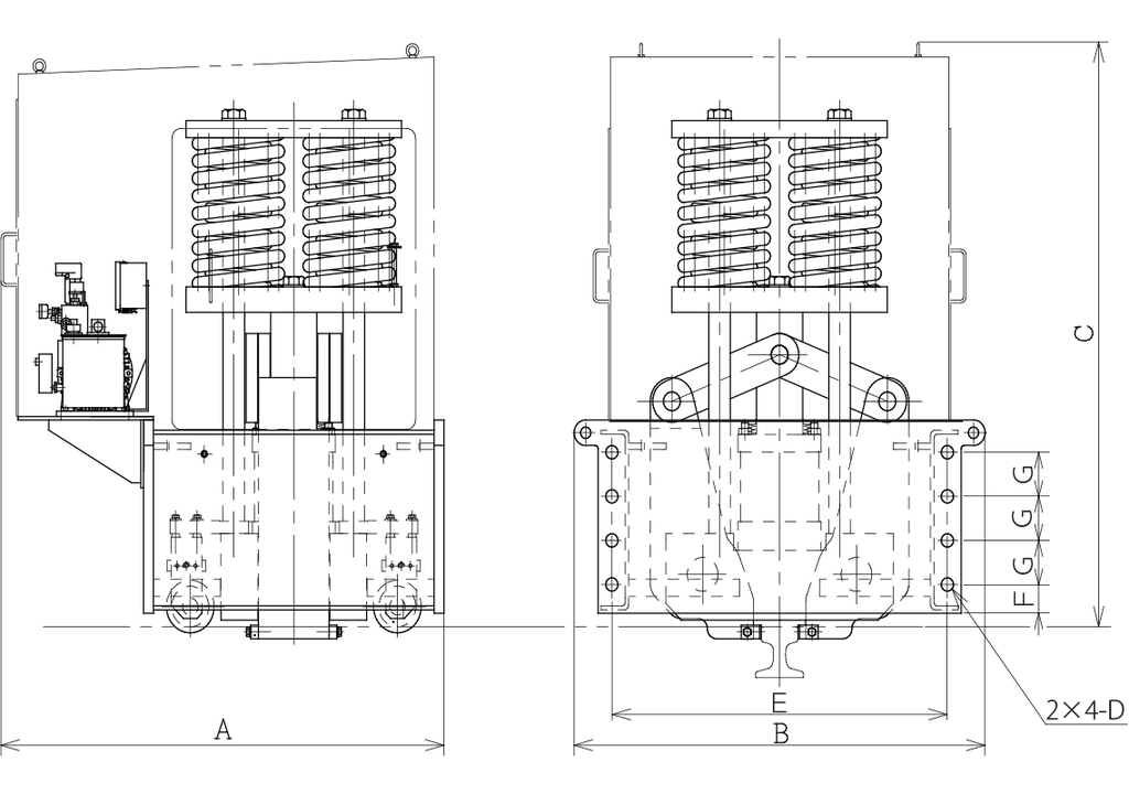 Thiết bị kẹp ray hành trình dài Suntes