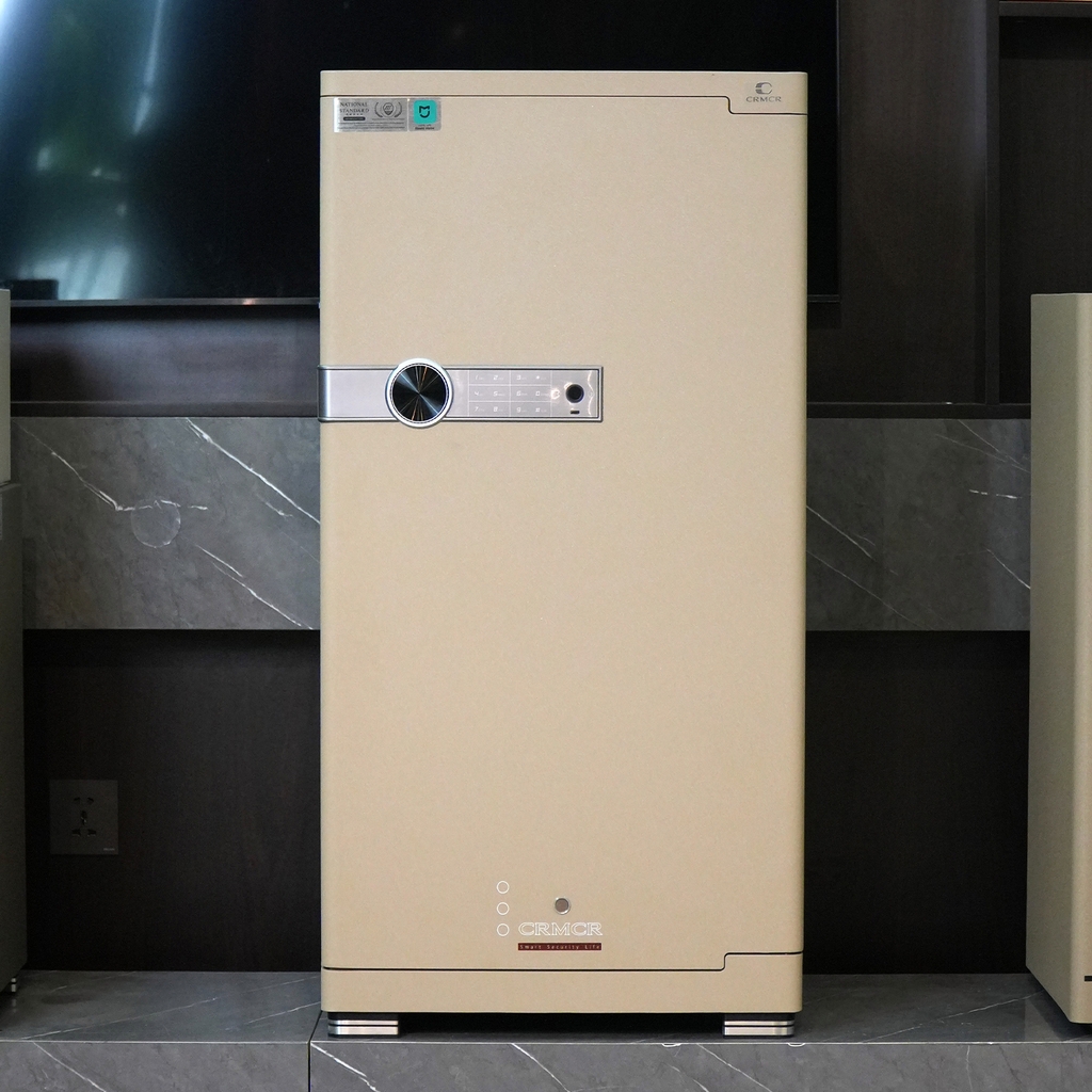 Két Sắt Xiaomi CRMCR 120JBW Xoay Đồng Hồ Cơ, Chống Cháy, Kết Nối APP ĐT