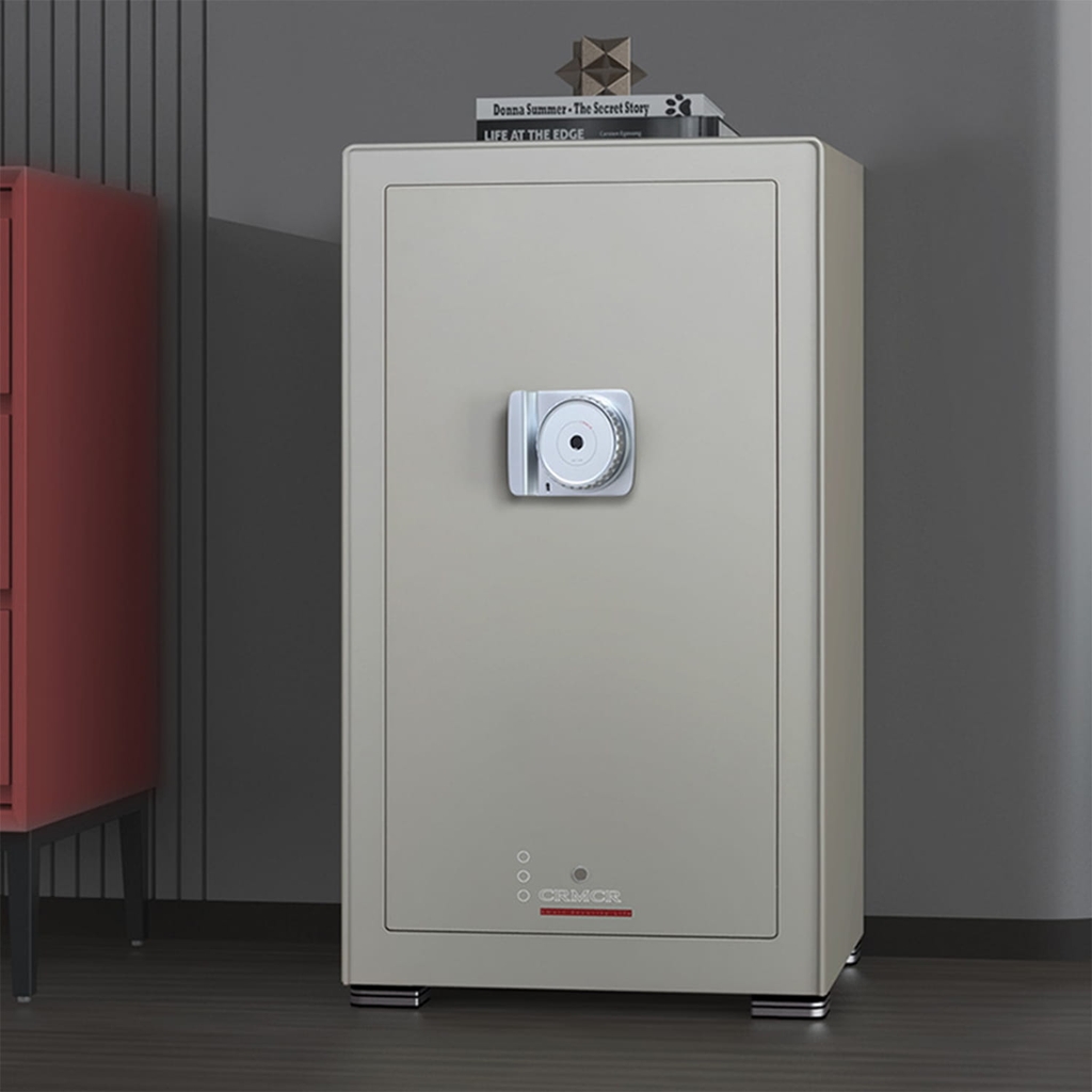 Két Sắt Nhập Khẩu CRMCR 120MB Khóa Vân Tay Sinh Trắc Học Bán Dẫn, Cảnh Báo Điện Thoại
