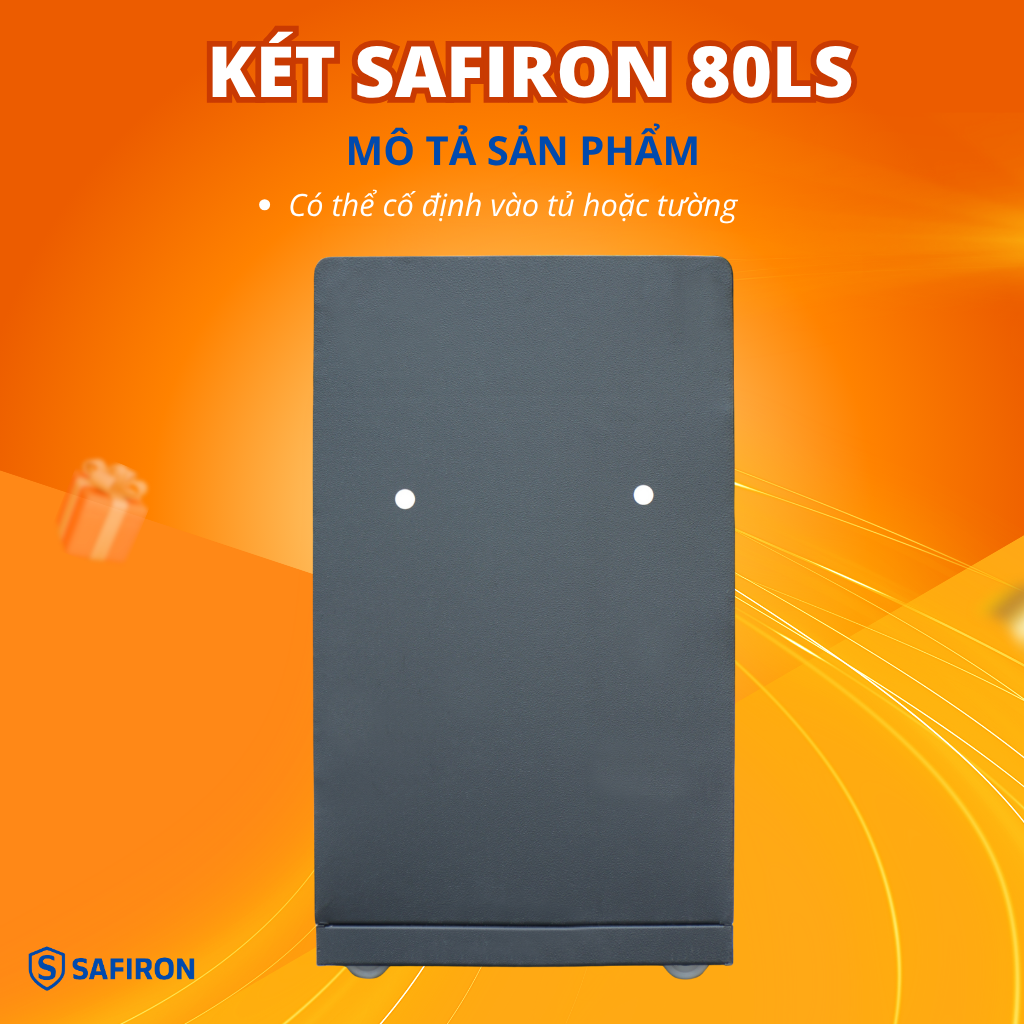 Két Sắt Thông Minh Safiron 80LS Vân Tay Điện Tử Kết Nối APP Điện Thoại