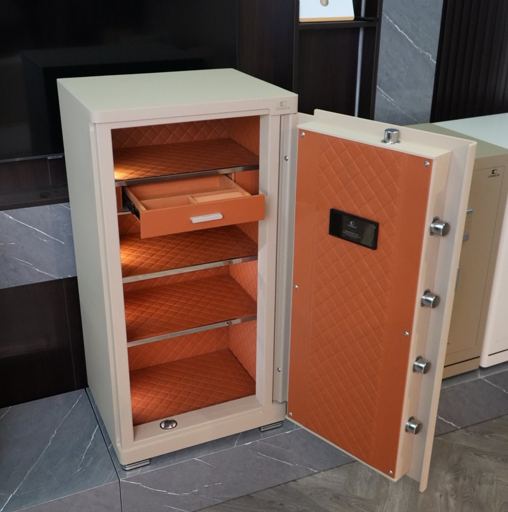 Két Sắt Xiaomi CRMCR 100JB Két Vân Tay Điện Tử Định Danh Người Mở - Thép Đặc Báo Trộm Điện Thoại