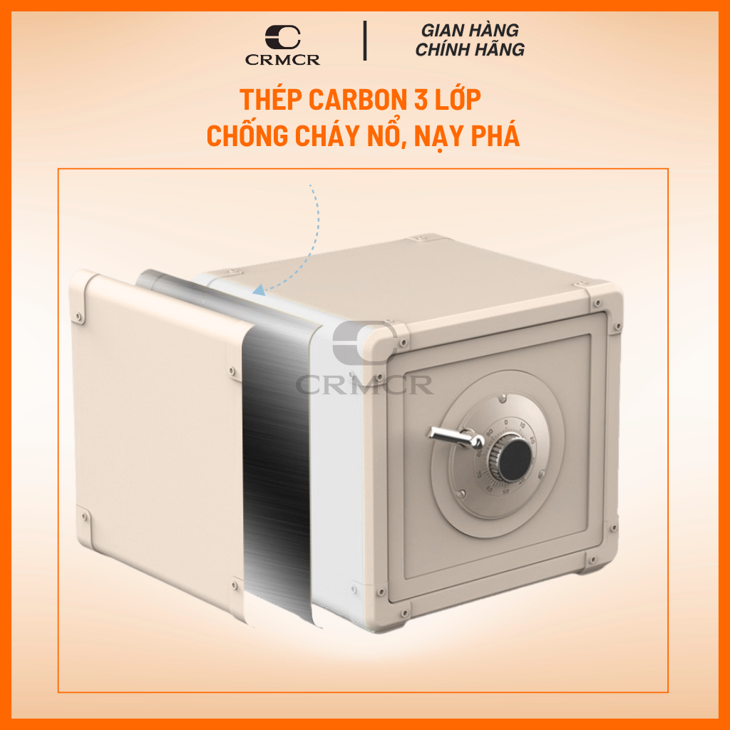 Két Sắt Xiaomi CRMCR Mini Thông Minh 30J Kết Nối APP Điện Thoại