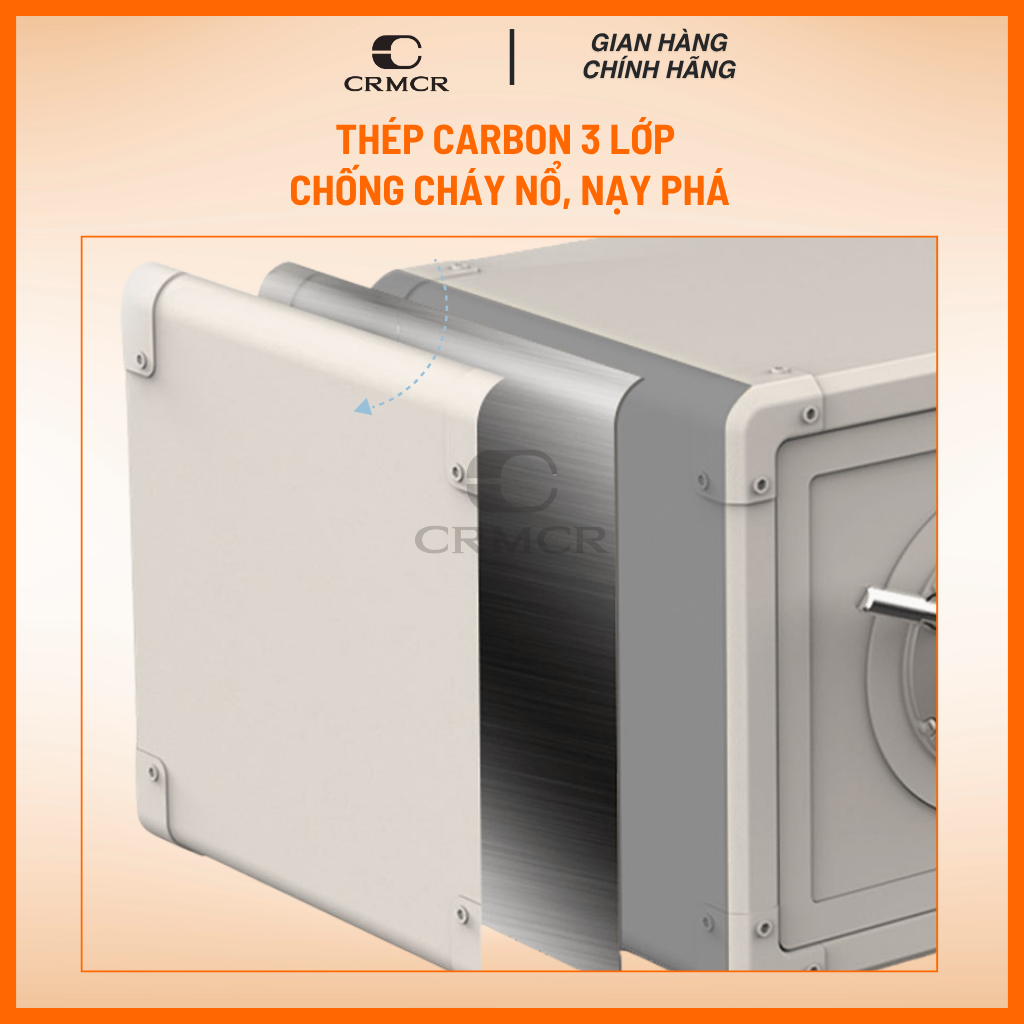 Két Sắt Xiaomi CRMCR Mini Thông Minh 30J Kết Nối APP Điện Thoại