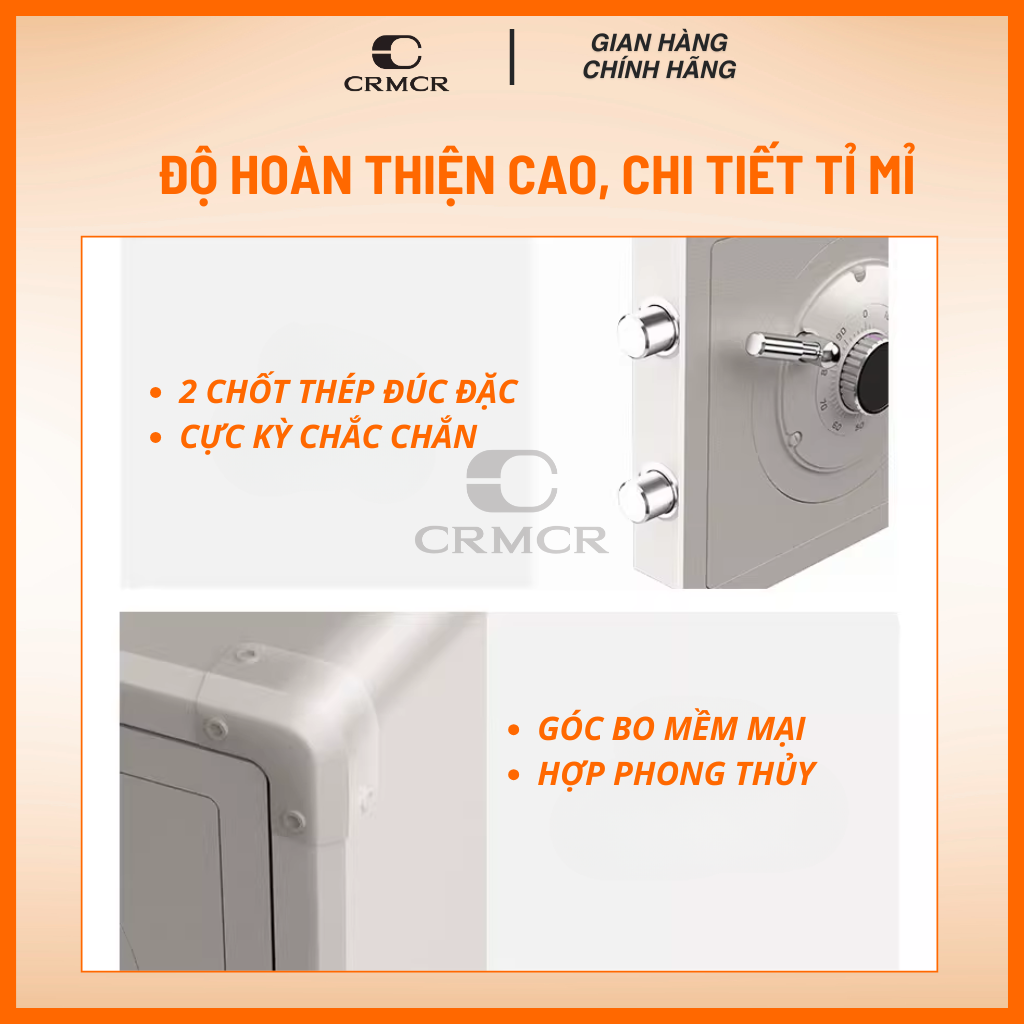 Két Sắt Xiaomi CRMCR Mini Thông Minh 30J Kết Nối APP Điện Thoại