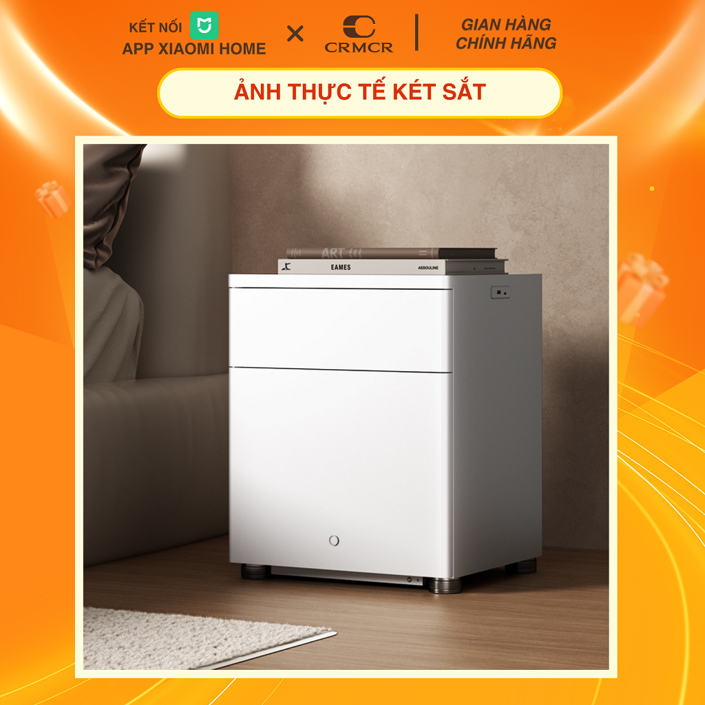 Két Sắt Tủ Đầu Giường Xiaomi CRMCR 50YN Kết Nối APP Điện Thoại Thông Minh