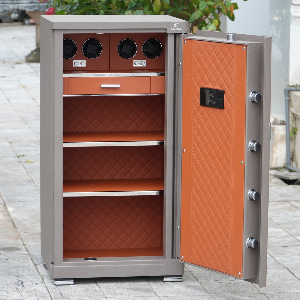 Két Sắt Xiaomi CRMCR 100JBW Xoay Đồng Hồ Cơ, Chống Cháy, Cảnh Báo Trộm Về Điện Thoại