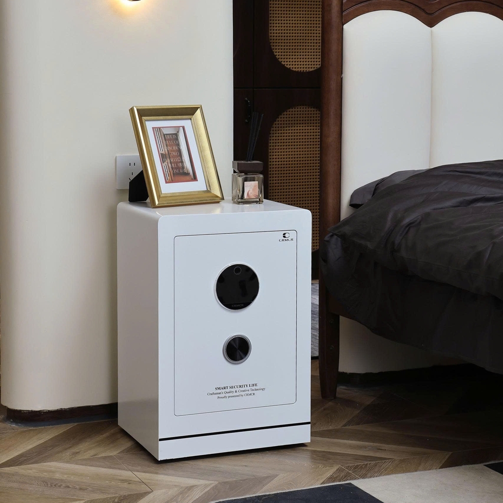 Két Sắt Xiaomi CRMCR 61PC Khóa Vân Tay Điện Tử Định Danh Người Mở, Có Hầm Bí Mật