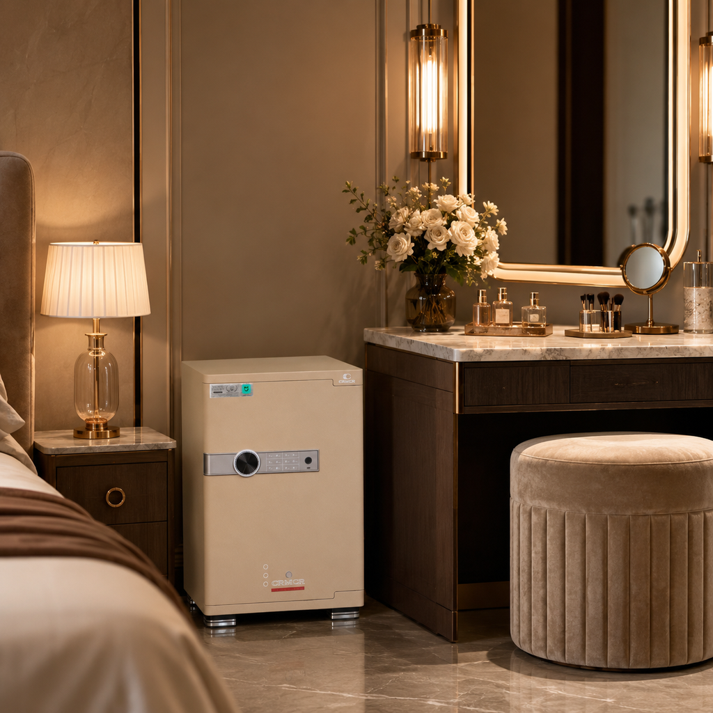 Két Sắt Xiaomi CRMCR 55JB Chống Cháy, Cảnh Báo Điện Thoại