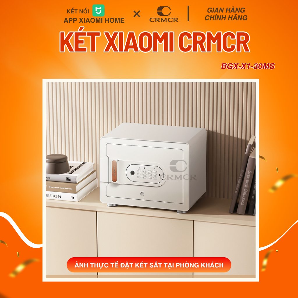 Két Sắt Xiaomi CRMCR Mini Thông Minh 30MS Kết Nối App Điện Thoại