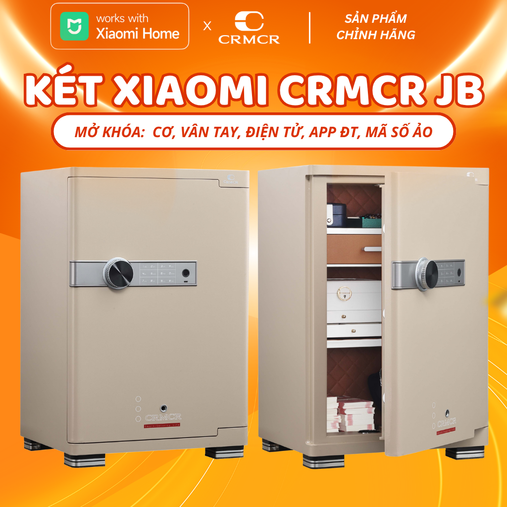 Két Sắt Xiaomi CRMCR 80JB Kết Nối APP Xiaomi Home