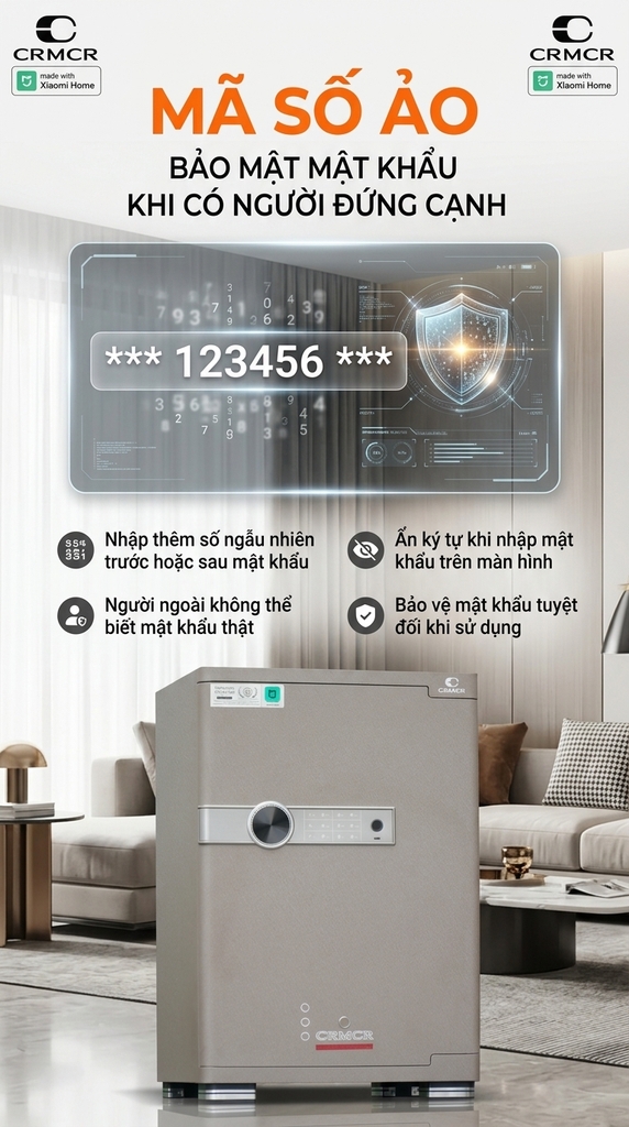 Két Sắt Xiaomi CRMCR 65JB – Dòng Két Sắt Thông Minh Cao Cấp Bậc Nhất Hiện Nay