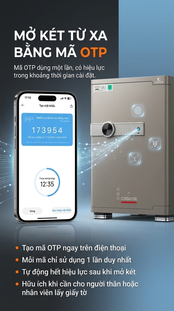 Két Sắt Xiaomi CRMCR 65JB – Dòng Két Sắt Thông Minh Cao Cấp Bậc Nhất Hiện Nay
