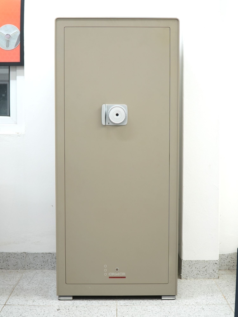 Két Sắt Nhập Khẩu CRMCR 150MB Khóa Vân Tay Sinh Trắc Học Bán Dẫn, Cảnh Báo Điện Thoại