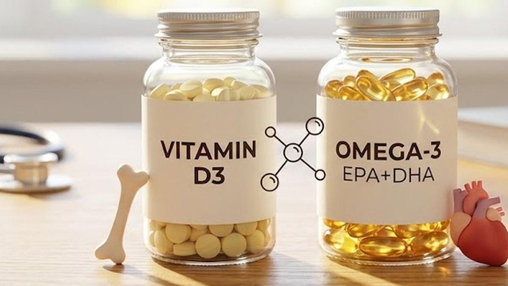 Omega-3 và Vitamin D