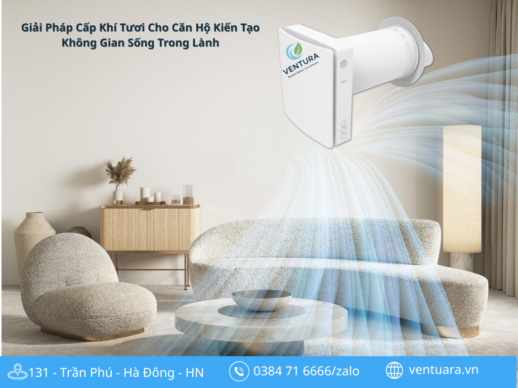 giải pháp cấp khí tươi cho căn hộ
