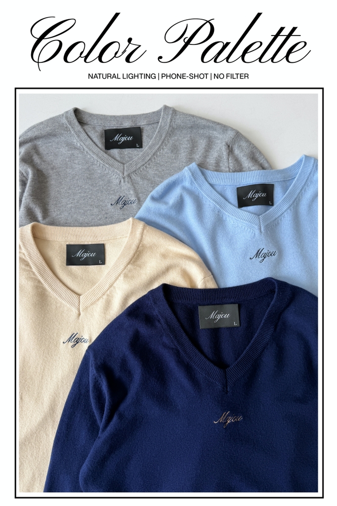 Riviera Knit V Neck