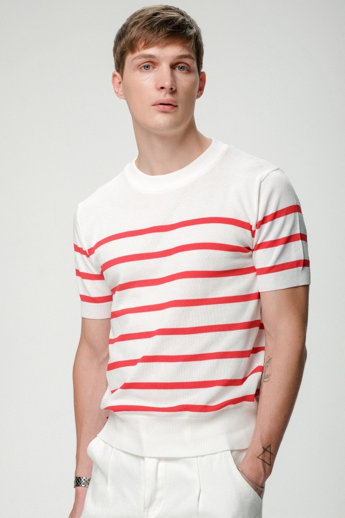 Paloma Striped Knit Top