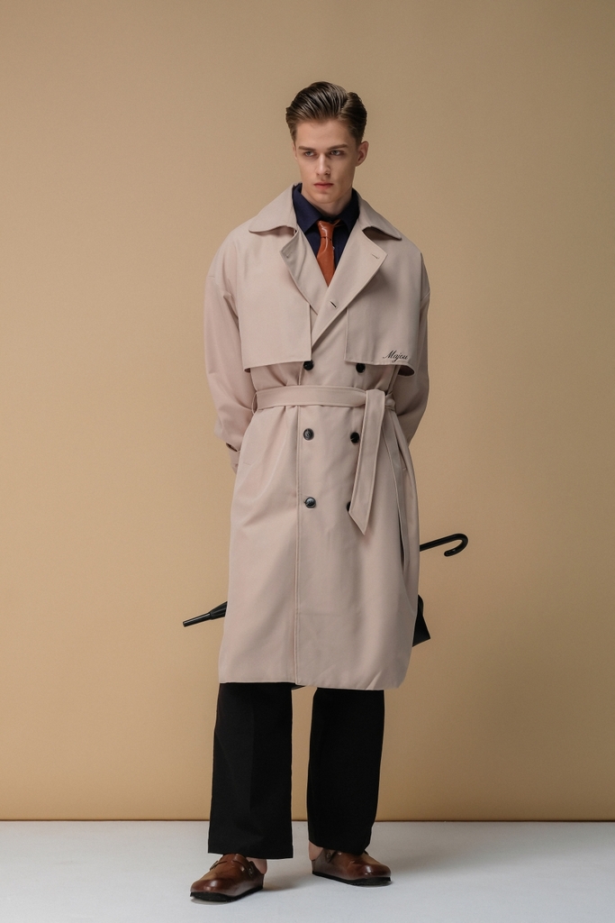 Château Khaki Trench Coat