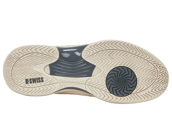 Giày Quần Vợt Nam K-Swiss Hypercourt Express 3 Whitecap Gray | Pale Khaki |Turbulence