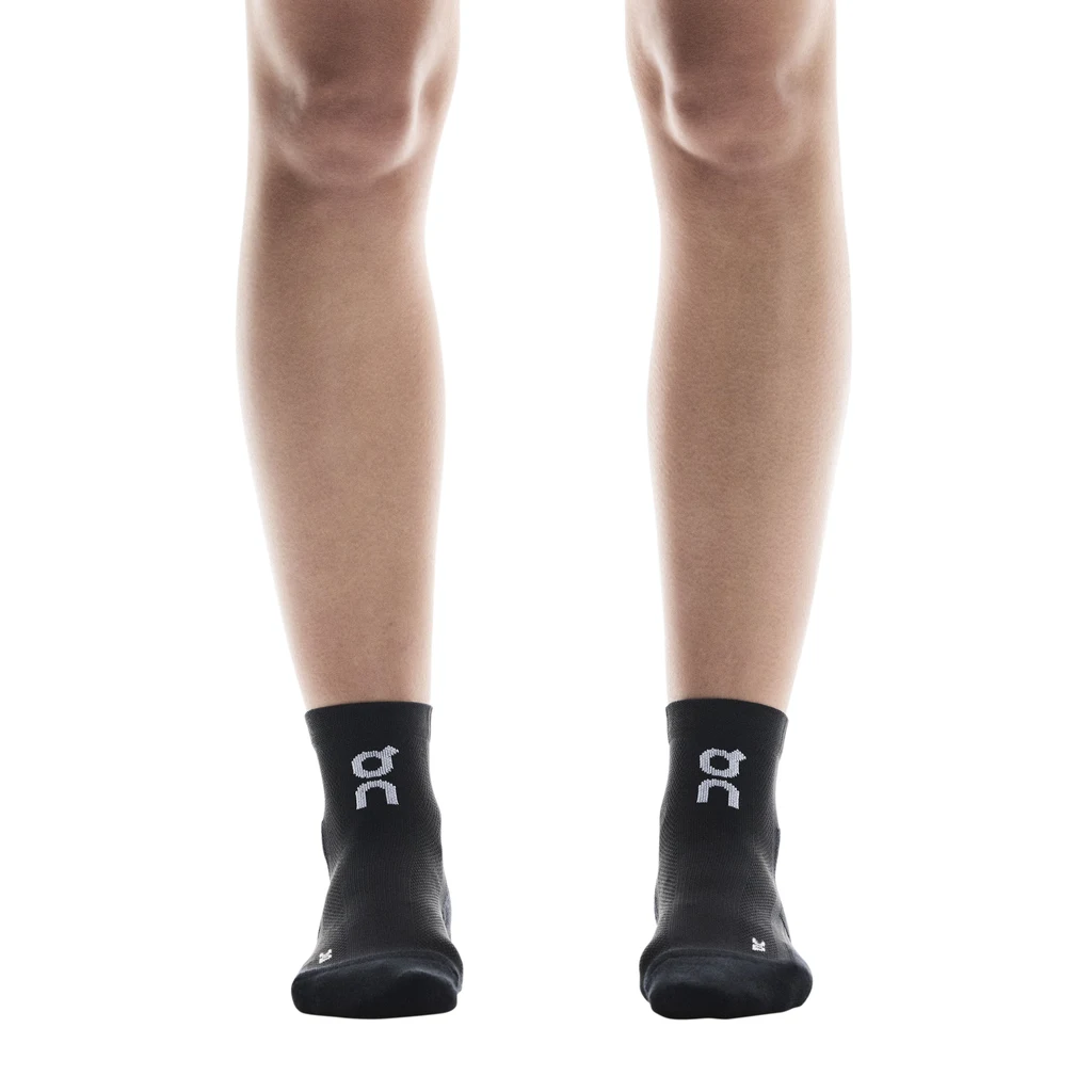 Vớ Thể Thao Unisex On Running Core Run Sock Mid 2P ( 2 đôi ) - Đen