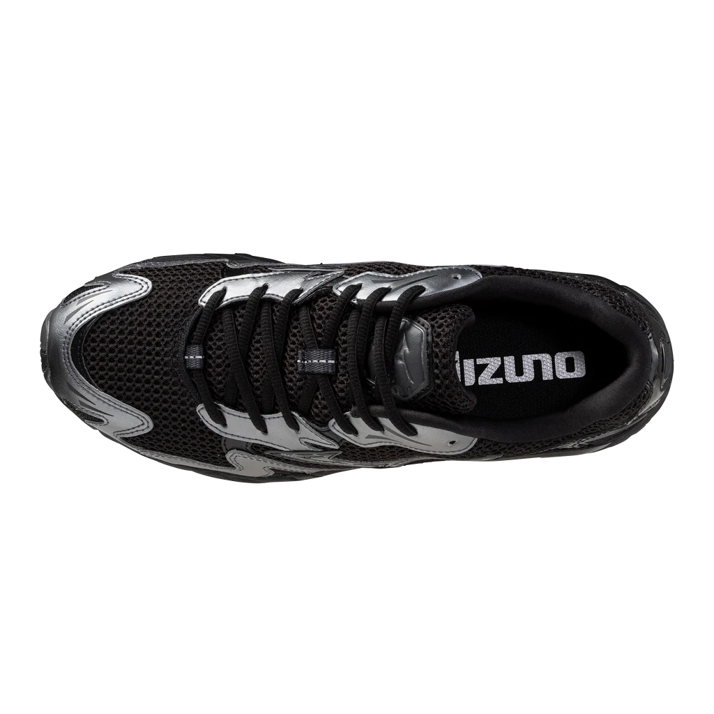 Giày Sneaker Unisex Mizuno Wave Rider 10 Sport Black/Black Sand/Metallic Gray