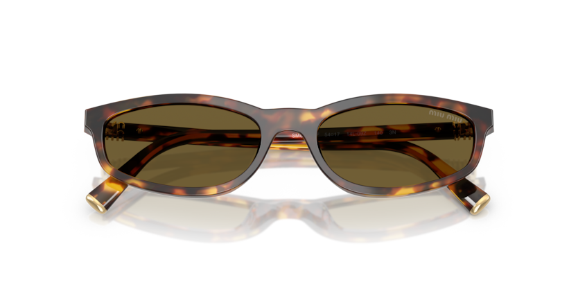 MIU MIU 0MU A06SF 14L09Z HONEY HAVANA
