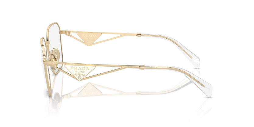 PRADA 0PR A51V ZVN1O1 PALE GOLD