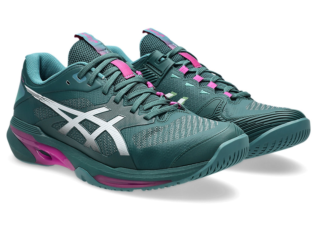 Giày Quần Vợt Nam Asics Solution Speed FF 4 Dark Neptune | White
