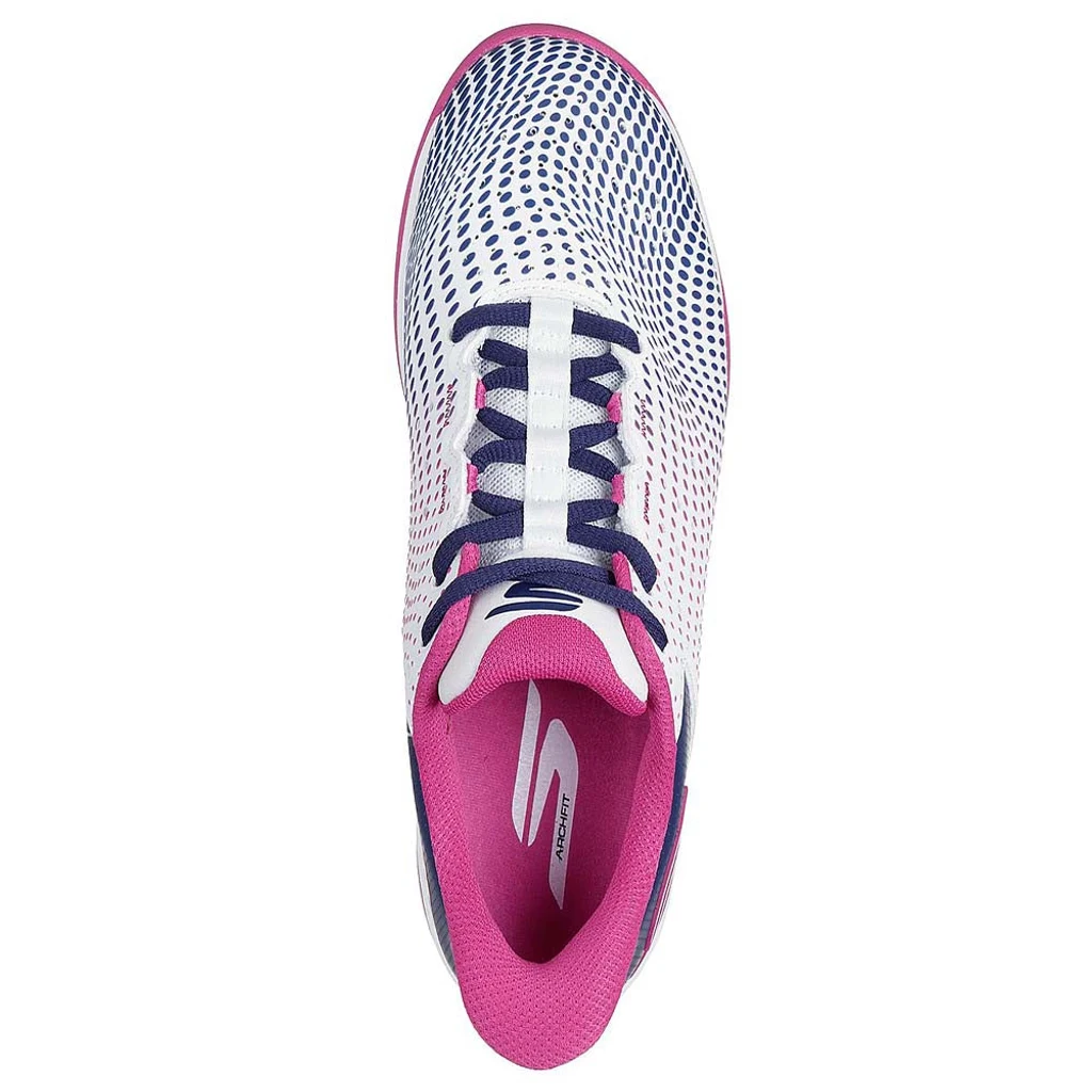 Giày Quần Vợt Nữ Skechers VIPER COURT RELOAD WHITE/NAVY/PINK