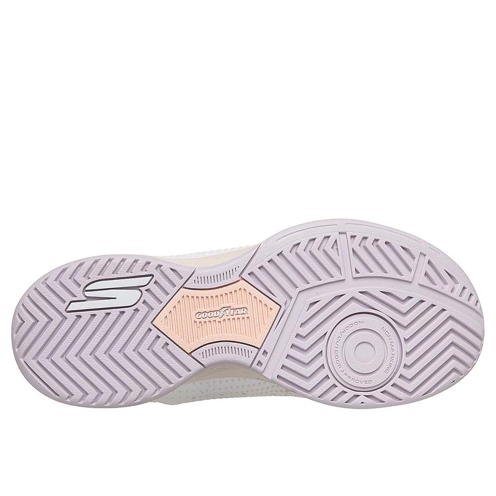 Giày Quần Vợt Nữ Skechers Go Pickleball Viper Court Reload White | Pink