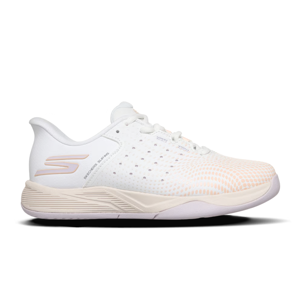 Giày Quần Vợt Nữ Skechers Go Pickleball Viper Court Reload White | Pink