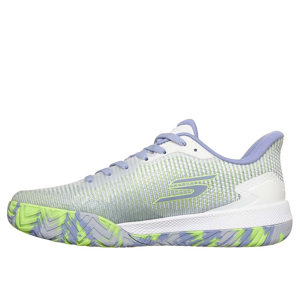 Giày Quần Vợt Nữ Skechers Go Pickleball Viper Court Pro 2.0 White | Periwinkle