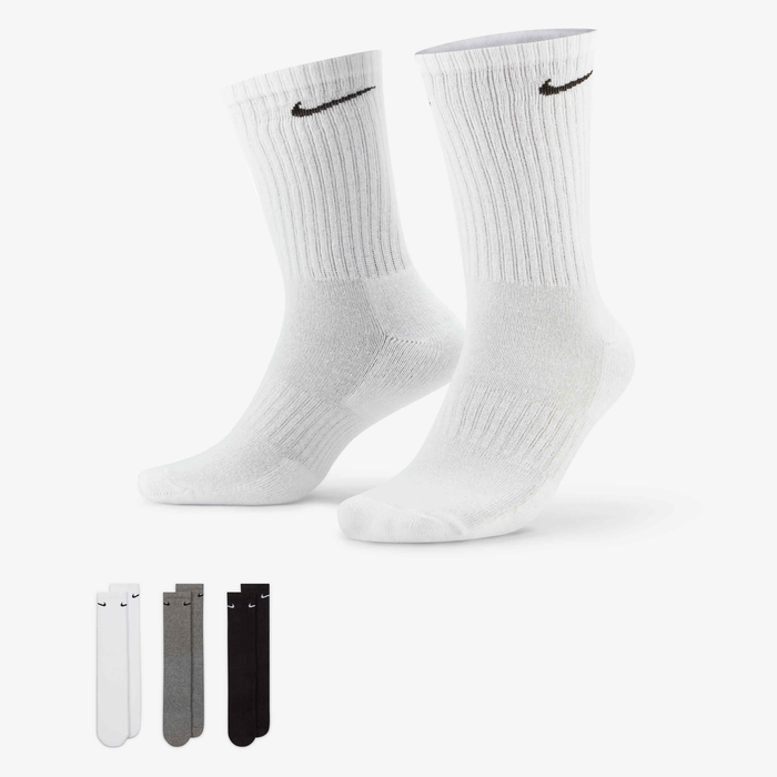 Vớ Thể Thao Unisex Nike Training Crew Socks 3 Pairs