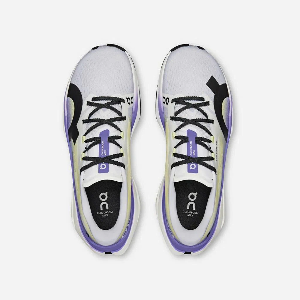 Giày Chạy Bộ Nữ On Running On Cloudboom Max White Juniper